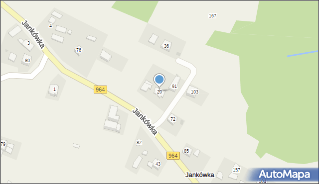 Jankówka, Jankówka, 20, mapa Jankówka