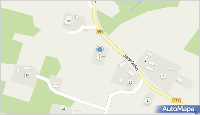 Jankówka, Jankówka, 3a, mapa Jankówka