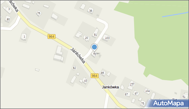 Jankówka, Jankówka, 72, mapa Jankówka