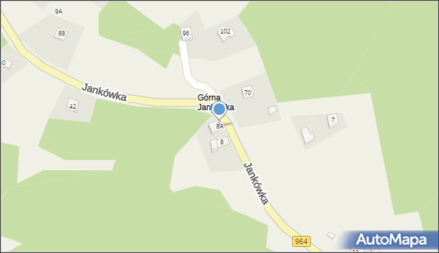Jankówka, Jankówka, 8A, mapa Jankówka
