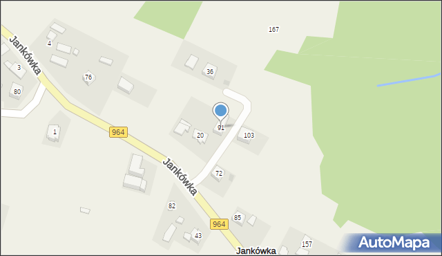 Jankówka, Jankówka, 91, mapa Jankówka