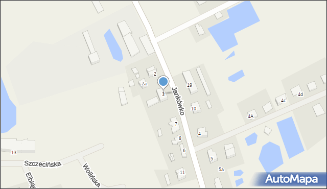 Jankówko, Jankówko, 3, mapa Jankówko