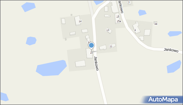 Jankowo, Jankowo, 10, mapa Jankowo