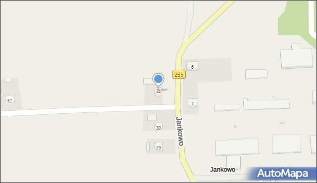 Jankowo, Jankowo, 31, mapa Jankowo