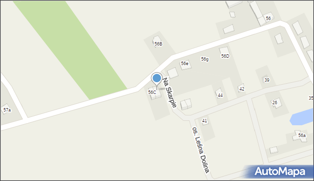 Jankowo Dolne, Jankowo Dolne, 66C/A, mapa Jankowo Dolne