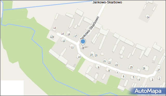 Jankowo-Skarbowo, Jankowo-Skarbowo, 18, mapa Jankowo-Skarbowo