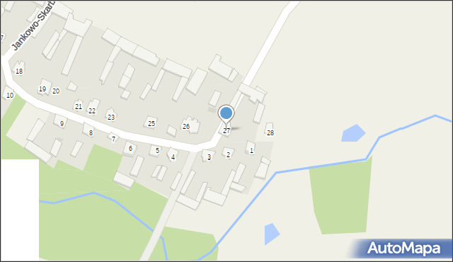 Jankowo-Skarbowo, Jankowo-Skarbowo, 27, mapa Jankowo-Skarbowo