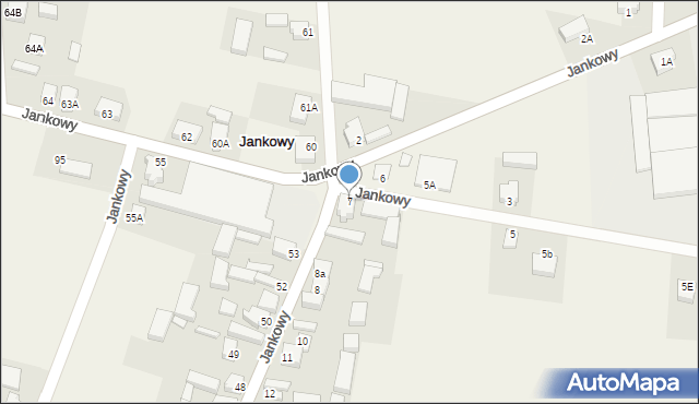 Jankowy, Jankowy, 7, mapa Jankowy