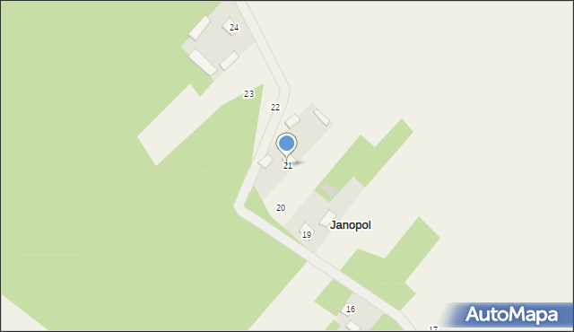 Janopol, Janopol, 21, mapa Janopol