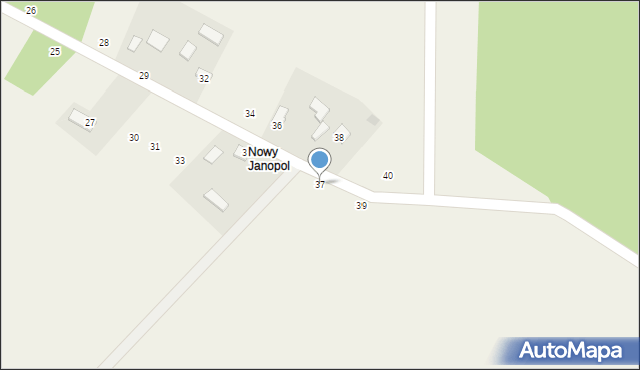 Janopol, Janopol, 37, mapa Janopol