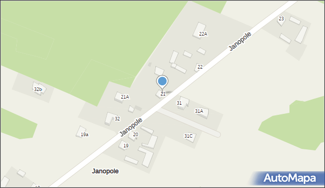 Janopole, Janopole, 21, mapa Janopole