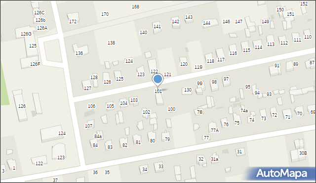 Janów, Janów, 101, mapa Janów