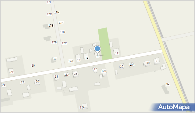 Janów, Janów, 13, mapa Janów