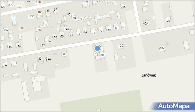 Janów, Janów, 30C, mapa Janów