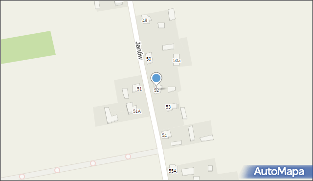 Janów, Janów, 52, mapa Janów