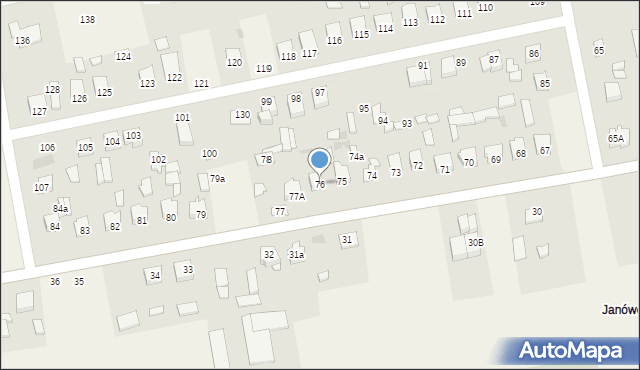 Janów, Janów, 76, mapa Janów