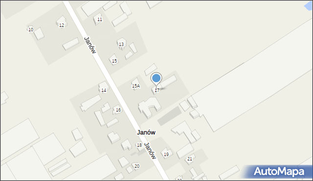 Janów, Janów, 17, mapa Janów