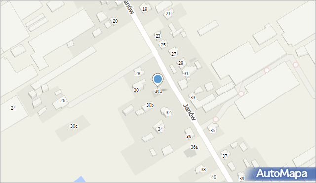 Janów, Janów, 30a, mapa Janów