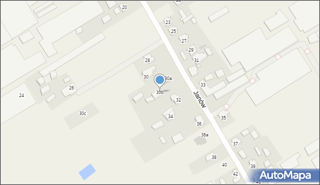 Janów, Janów, 30b, mapa Janów