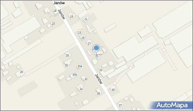 Janów, Janów, 31, mapa Janów