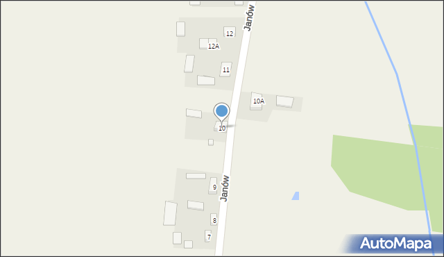 Janów, Janów, 10, mapa Janów