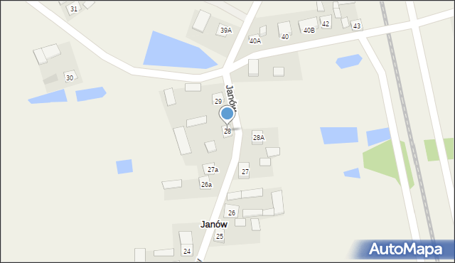 Janów, Janów, 28, mapa Janów
