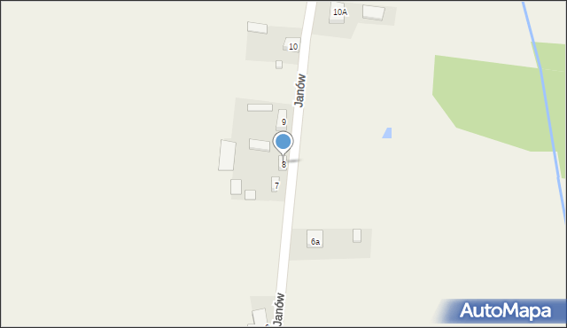 Janów, Janów, 8, mapa Janów