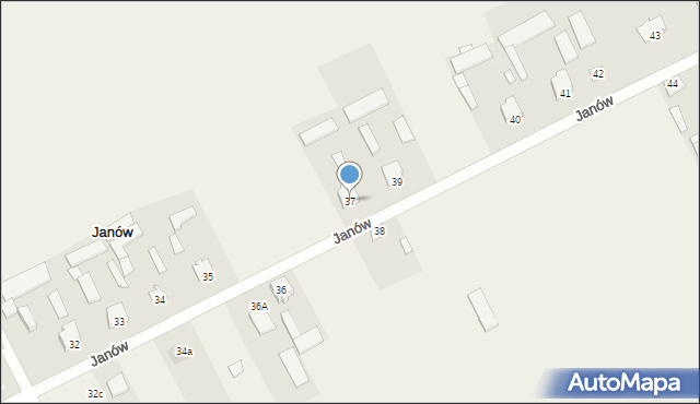 Janów, Janów, 37, mapa Janów