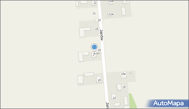 Janów, Janów, 17, mapa Janów