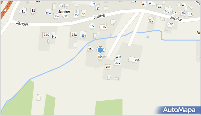 Janów, Janów, 41a, mapa Janów