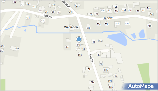 Janów, Janów, 56B, mapa Janów