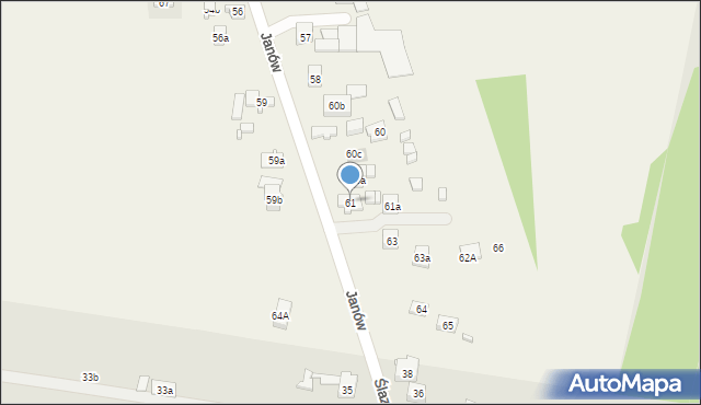 Janów, Janów, 61, mapa Janów