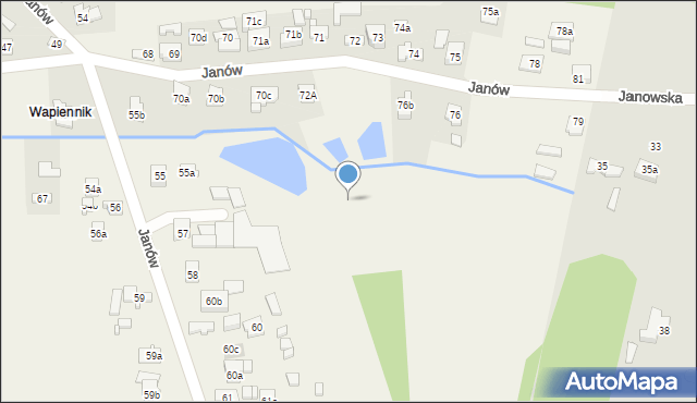 Janów, Janów, 72b, mapa Janów