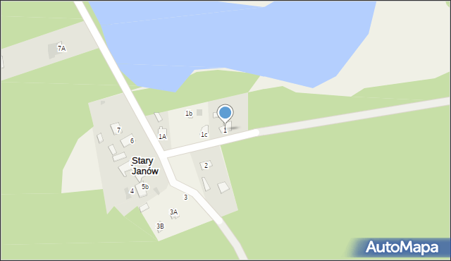 Janów, Janów, 1, mapa Janów