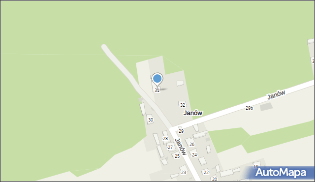 Janów, Janów, 31, mapa Janów