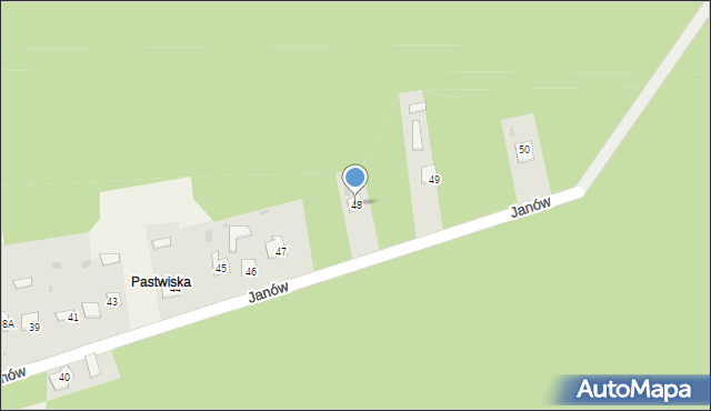 Janów, Janów, 48, mapa Janów