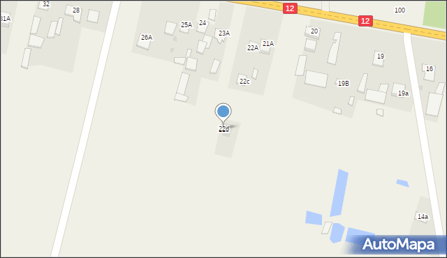 Janów, Janów, 22d, mapa Janów