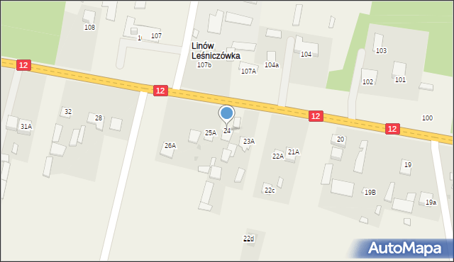 Janów, Janów, 24, mapa Janów