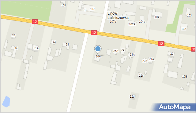 Janów, Janów, 26A, mapa Janów