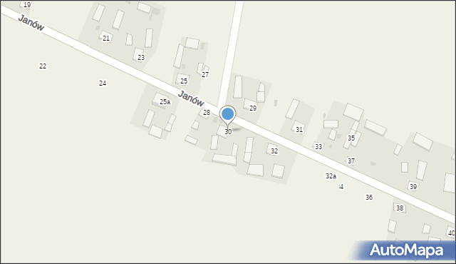 Janów, Janów, 30, mapa Janów