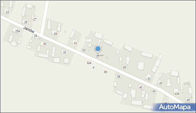 Janów, Janów, 37, mapa Janów