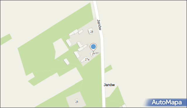 Janów, Janów, 27, mapa Janów