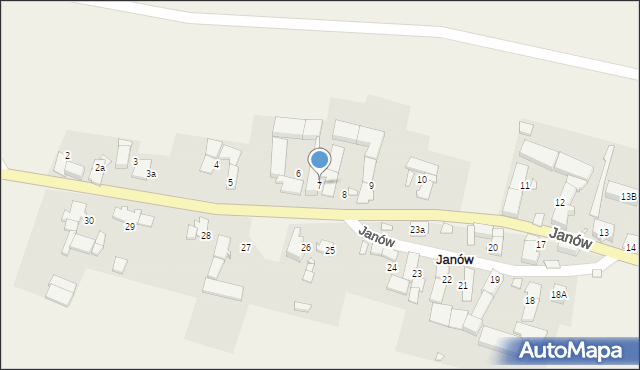 Janów, Janów, 7, mapa Janów