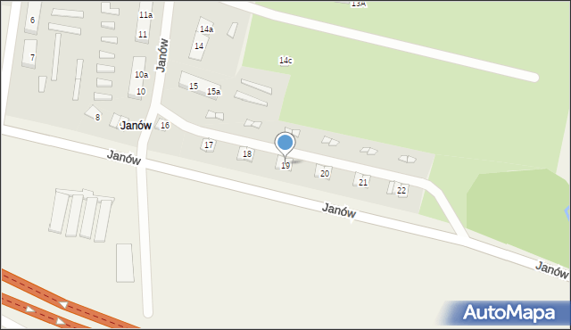 Janów, Janów, 19, mapa Janów