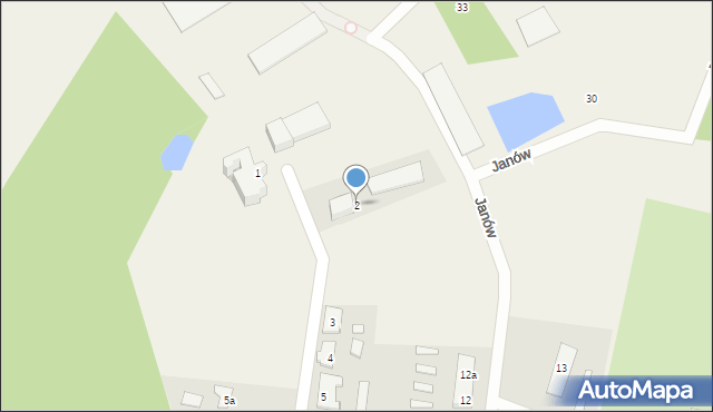 Janów, Janów, 2, mapa Janów