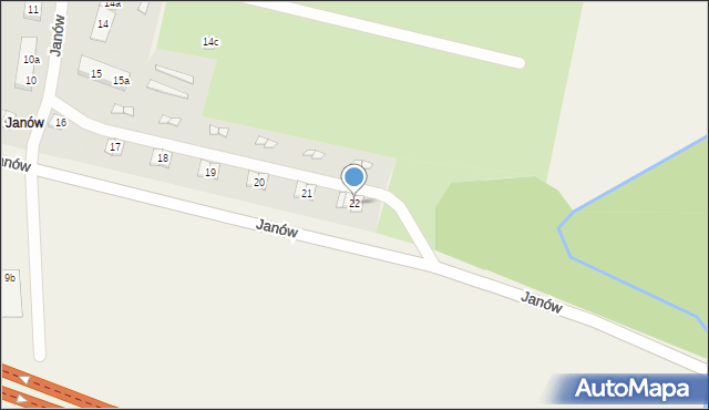 Janów, Janów, 22, mapa Janów