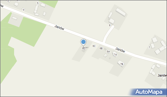 Janów, Janów, 6D, mapa Janów