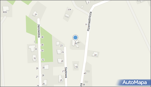 Janów, Janów, 1b, mapa Janów