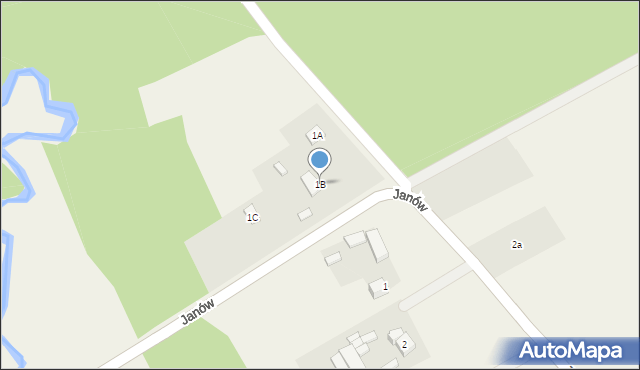 Janów, Janów, 1B, mapa Janów