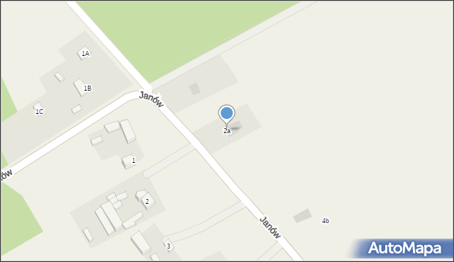 Janów, Janów, 2a, mapa Janów